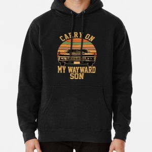 Carry on my Wayward Son, supernatural Vintage sunset distressed style child bodysuit Pullover Hoodie RB2409 product Offical Supernatural Merch